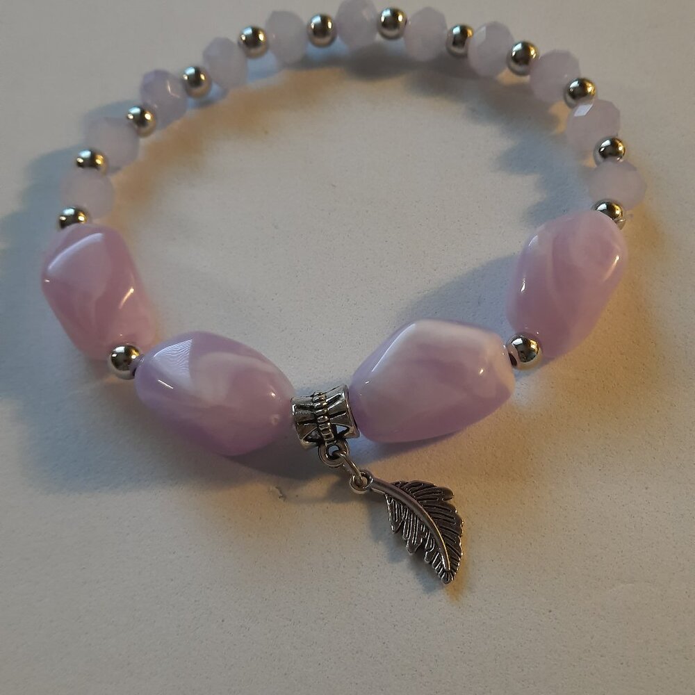 Brand New Stone And Beads Elastic Bracelets